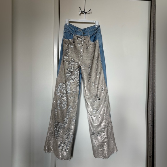 Anthropologie Pilcro Sequin Jeans - Picture 3 of 6